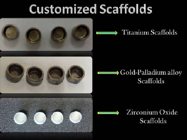 Innovative approach for the “in vitro” research on biomedical scaffolds designed and customized with CAD-CAM technology